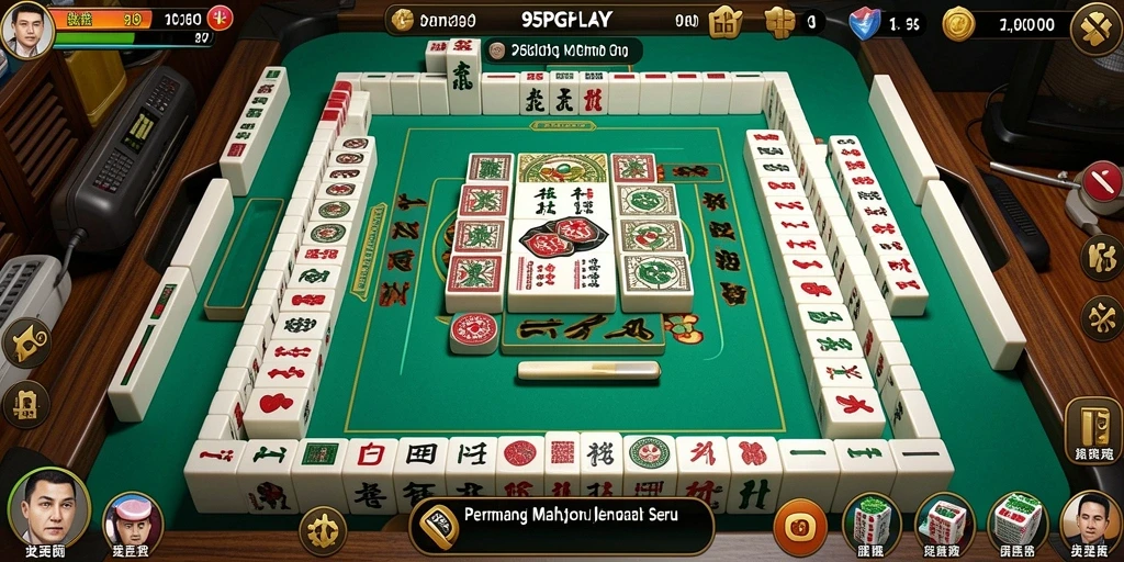 Screenshot gameplay Mahjong yang menarik dari 95PGPLAY.