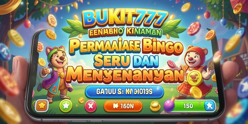 Tampilan gameplay BUKIT777 dengan aksi Bingo yang seru.