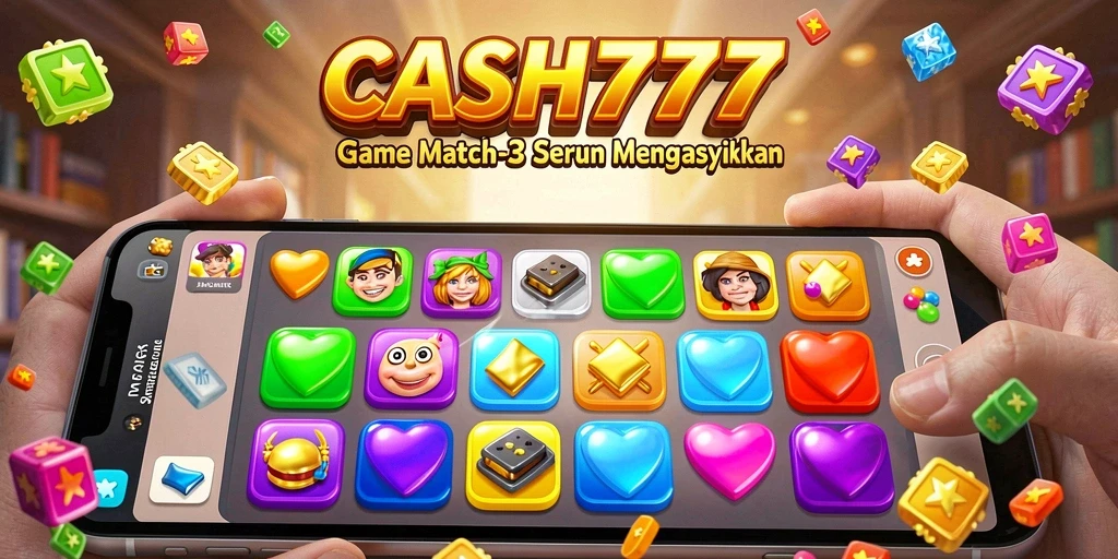 Tampilan gameplay <strong>CASH777</strong> yang penuh warna dan menantang.