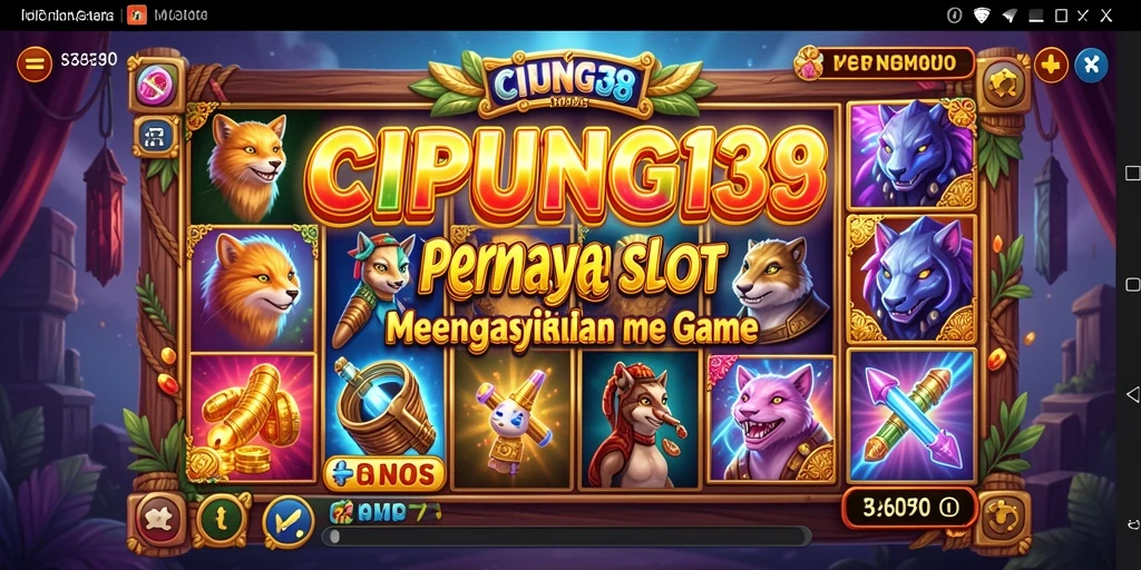 Tampilan gameplay yang menarik dari permainan Slot CIPUNG138.