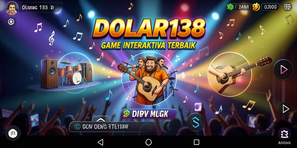 Screenshot gameplay DOLAR138 menunjukkan pemain menikmati musik interaktif.