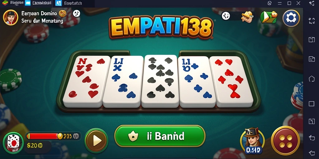 Tampilan menarik gameplay Domino di EMPATI138.