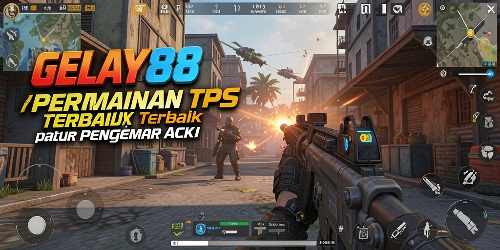 Screenshot memperlihatkan aksi seru gameplay TPS di GELAY88.