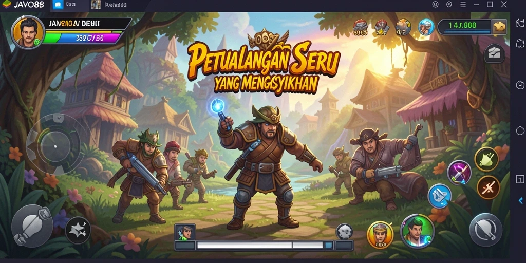 Screenshot gameplay JAVO88 menunjukkan momen menarik dalam petualangan.