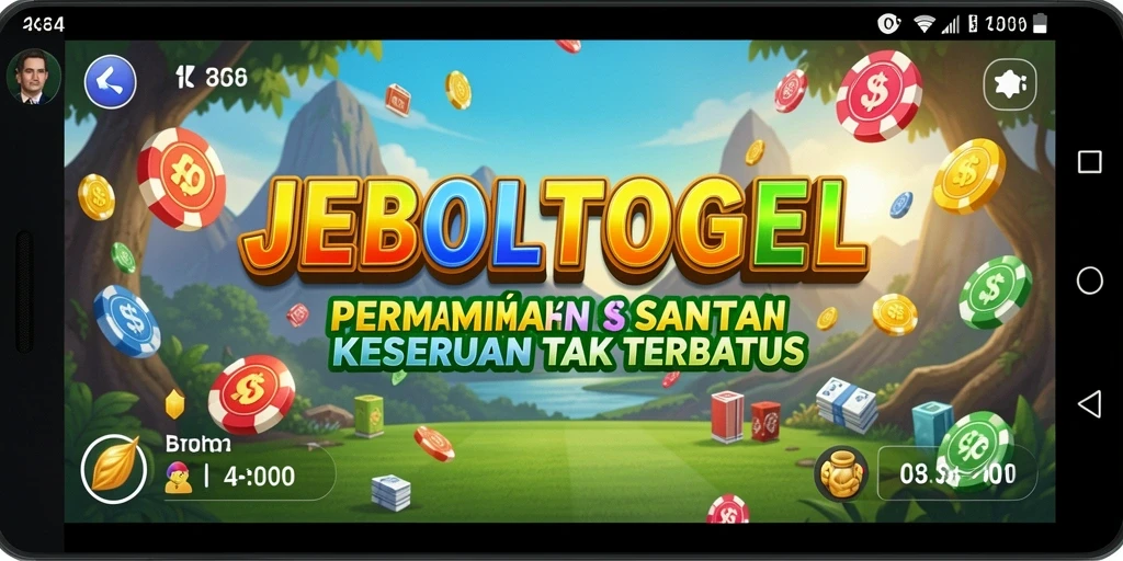 Gameplay seru JEBOLTOGEL dengan tantangan menarik dan grafis cerah.