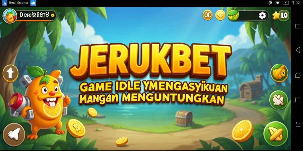 Tampilan gameplay JERUKBET dengan elemen Idle yang menarik.