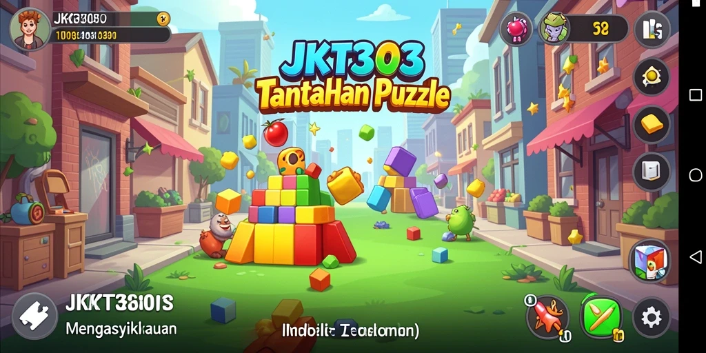 Tampilan gameplay menampilkan tantangan puzzle yang mengasyikkan.