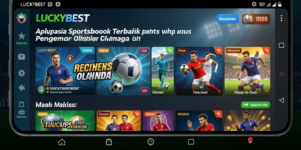 Tampilan gameplay sportsbook LUCKYBEST yang menarik dan interaktif.