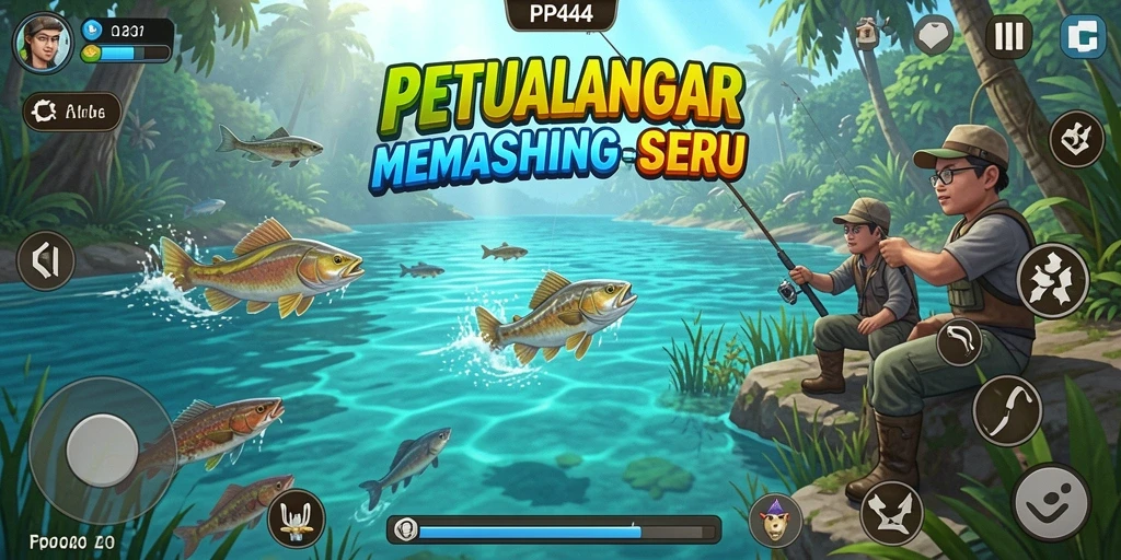 Tampilan gameplay PP444 yang seru dan interaktif.