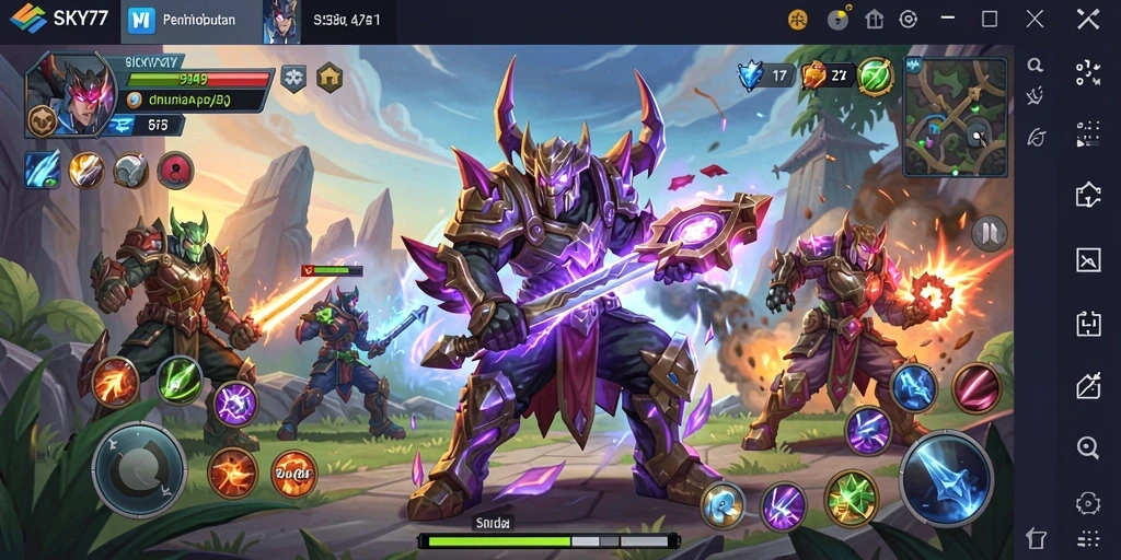 Tampilan gameplay <strong>SKY77</strong> yang penuh aksi dan strategi.