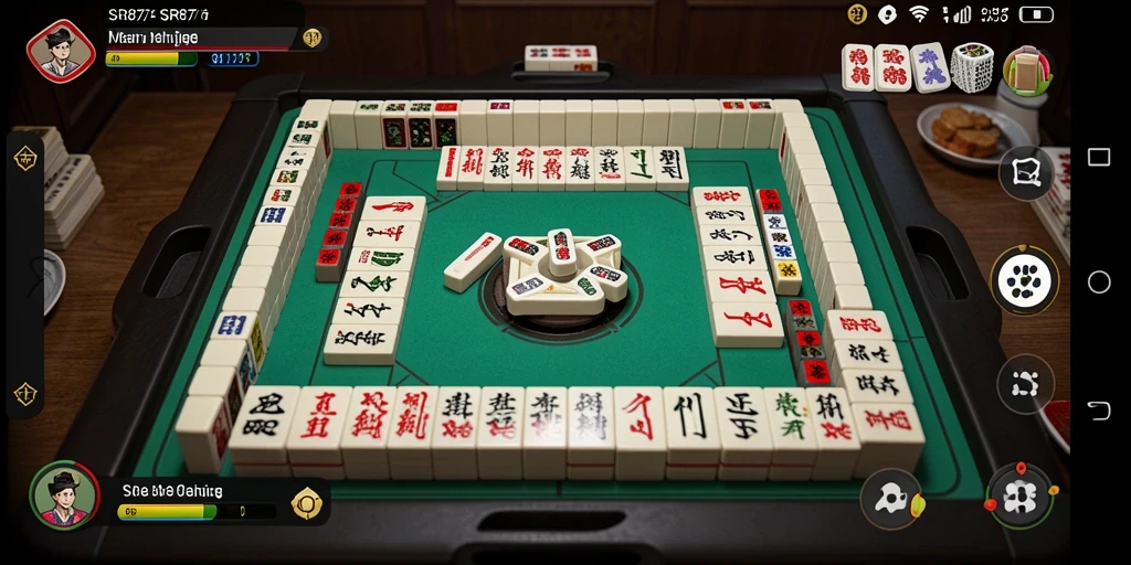 Screenshot game SR877 menampilkan gameplay Mahjong yang menantang.