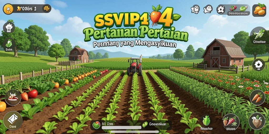 Tampilan gameplay SVIP4 menunjukkan suasana pertanian yang menakjubkan.