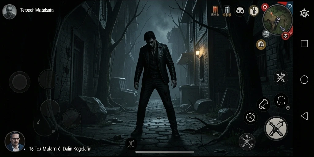 Tangkapan layar permainan T6 yang menunjukkan suasana mencekam dan gameplay menegangkan.