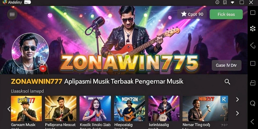 Tampilan menarik dari gameplay ZONAWIN777 yang menggabungkan musik dan interaksi.